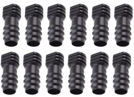 HIAKDOFT 20 pièces Bouchon PE pour Tuyau Arrosage Micro-Goutte Étanche et Accessoire Pratique pour Système Irrigation de et Jardin Noir