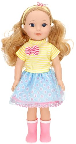 ColorBaby Mara Muñeca Infantil articulada, 36 cm, Pelo Rubio, Estilo Causal, Ropa incluida, Muñecas realistas, Juguetes niños 3 años, Regalos Navidad Infantiles (39360)