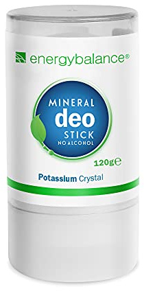 EnergyBalance Deo Kristall Stick - Damen, Herren - ohne Aluminiumchloride, Duftneutral, keine Tierversuche - Qualität aus der Schweiz - 120 g
