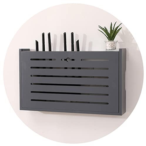 JUEMISSA Router-Aufbewahrungsbox wandmontierte Box Shelter-Box Set-Top-Box-Rack Wandregal-Empfänger