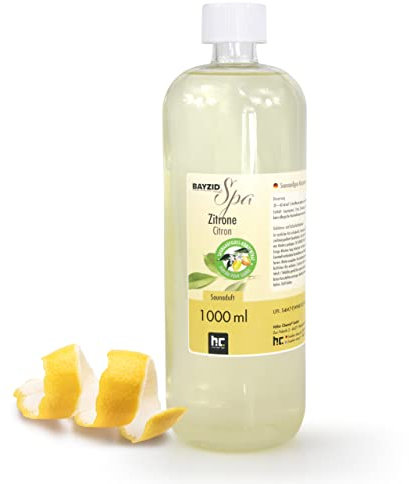 1 L BAYZID® Spa Parfum Sauna - Citron - Infusion concentrée pour l'infusion Sauna