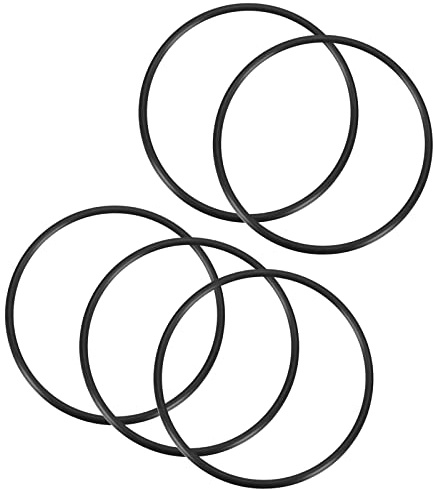 QUARKZMAN x 5 Stücke 85mm x 78mm x 3.5mm Nitrilkautschuk O-Ringe Schwarz | Rund Dichtungsscheibe, Für Wasserhahn Klempner Reparatur Dichtung Verbindung