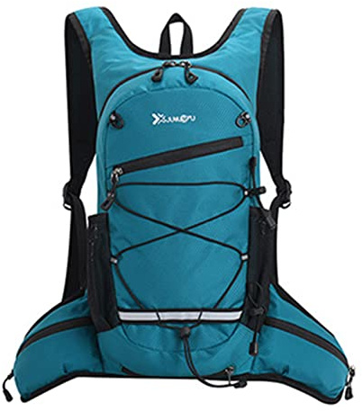 Lixada 8L Fahrradrucksack, Leichter Fahrrad-Rucksack, Reisetasche für Outdoor-Sportarten zum Wandern, Radfahren, Wandern, Camping und Marathon, Dunkelblau