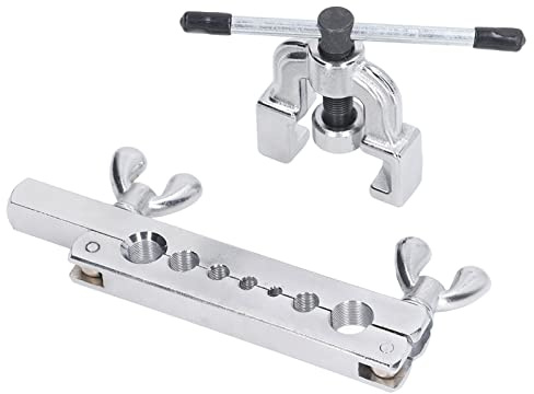 Expansor de Tubo para Abocardado de 45 Grados, Herramienta de Escariado de Tuberías de Cobre y Aluminio con Ángulo Preciso para Tubería de Cobre