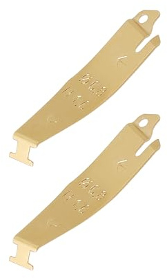 EMSea Lot de 2 Pinces de Batterie 976.001 pour Montre à Quartz Accessoires de Réparation de Pièces de Mouvement de Montre Compatible avec OMEGA 1455 QUARTZ ANALOG