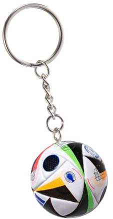 KCKEYS Portachiavi a forma di pallone da calcio, mini portachiavi, regalo per fan dello sport, souvenir della Coppa del Mondo