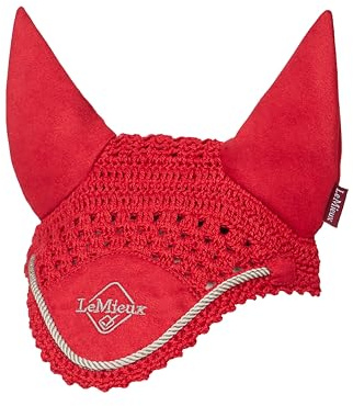 LeMieux Hobby Horse Fliegenhaube - Chili - Geeignet für Kinder ab 3 Jahren