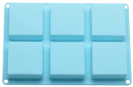 Forma Della Torta, 6 Compartimenti Silicone Cottura Padella Sodico -coating Quadratico -aperato -strumenti Al Forno Da Dadi Non Scricchiolii Per Manualmente Requisiti Per Artigianato Per La De