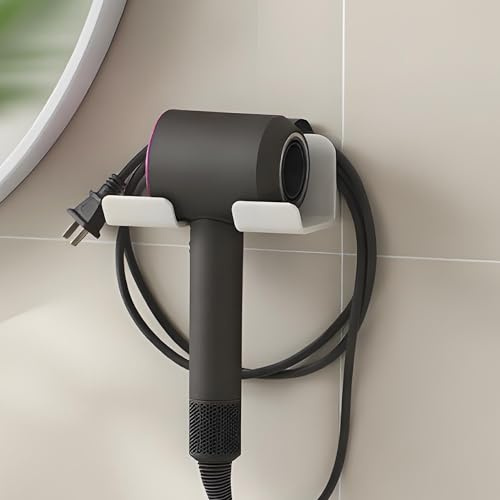ATEWEITA Föhn Halterung ohne Bohren, Haartrocknerhalter Wandmontage zum Kleben, Föhnhalterung Bad Wandhalter für Haartrockner, Hair Dryer Holder Wall Mounted, Blow Dryer Holder (15*9CM) 1 Stück