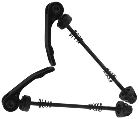 LOORGVEL Schnellspanner aus Legierung für Mountainbike und Klapprad mit Sicherheits Funktion Schwarzer Fahrrad Schnellspanner für Outdoor Einsatz