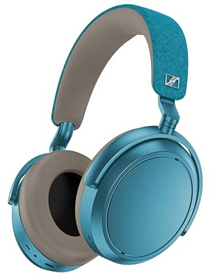 Sennheiser MOMENTUM 4 Wireless Noise Cancelling Headphones – Bluetooth Kopfhörer Headset für kristallklare Anrufe mit adaptiver Geräuschunterdrückung, Over-Ear, 60 h Akku, faltbar, Teale