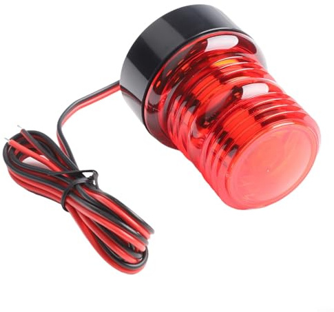 Bulevisiter Lampe de navigation marine pour bateaux et yachts, lampe d'ancrage LED à 360 degrés, étanche IP66, DC 12 V-24 V, pour navires jusqu'à 12 mètres (B)