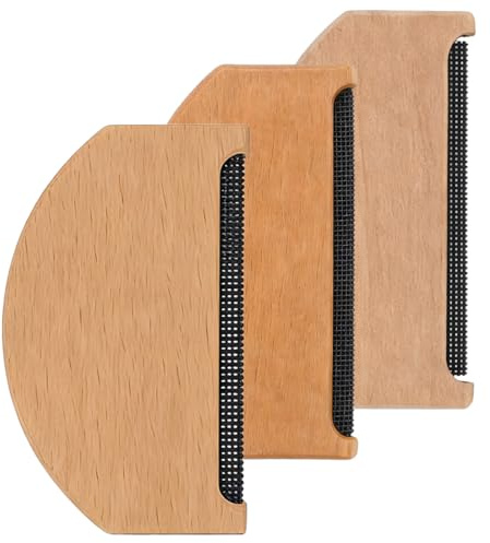BLPRKOT 3 Pezzi Pettine per cashmere, Levapelucchi, pettine per lana, pettine per pelucchi, aghi per riparazioni, kit da cucito. Kit completo per la riparazione di indumenti