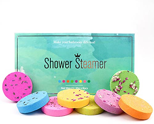 8 STÜCK Aromatherapie-Duschdämpfer 30g Badebomben-Tabletten mit ätherischem Öl zur Entspannung Home-Spa-Parfüm