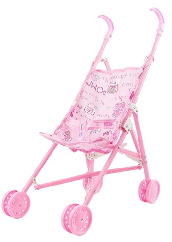 FewNvWa Puppenwagen Babypuppen Kinderwagen Rollenspiel Puppenbuggy Spielzeug Strapazierfähig aus PVC Stoff für Sammlung Kinderzimmer Rollenspiele Geschenke