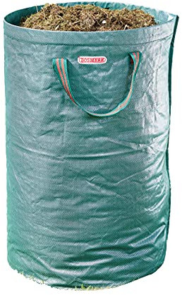 Bosmere | Heavy Duty Garden Bag, Large Reusable Garden Waste Tip Bag, Heavy Duty, Premium Quality, Extra Strong | 124L (H76.2 cm, D46 cm) | G525, Green