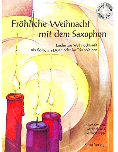 Rapp Verlag Saxophon - Metallic Gold - Mit Etui, Ständer und Rohrblättern