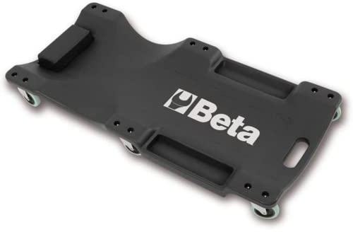 Beta 3003 Lettino Sottomacchina Scorrevole in Plastica Antiurto per Lavorazioni Sotto Auto - Ruote 120mm - Peso 4,5kg - Attrezzatura Officina Auto
