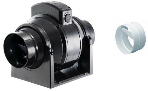MF100T + Back Draught Shutter Manrose 4