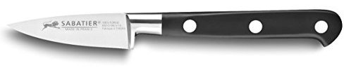 Rousselon Ideal für Büro, geschmiedet, Nieten, Officemesser, in Box, Edelstahl, Schwarz, 6 x 30 x 30 cm