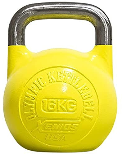 Xenios USA Stahl Russische Girevoy Kettlebell-16 kg-Gelb, XSSTOKBL16