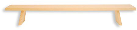 Exclusiv Holzkunst Schwibbogenbank Fichte 70 cm/Fensterbank für Lichterbögen (70cm)