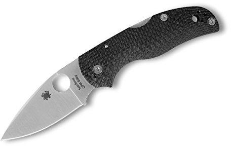 Spyderco Erwachsene Taschenmesser SPYDERCO Native 5 Fluted CF, schwarz, One Size, 01SP238