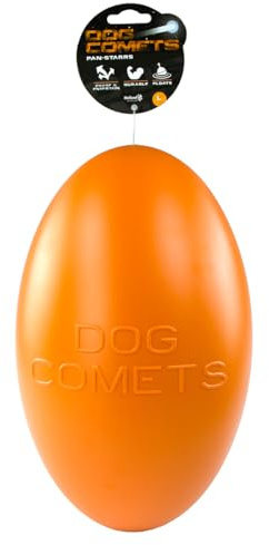 Dog Comets Hundespielzeug Bälle Hundespielzeug Pan-Stars Orange L 30 cm | für Hunde