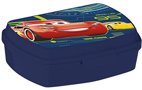 ALMACENESADAN, 0415, Sandwichera rectangular multicolor Cars 3, 15x10x5,5 cms