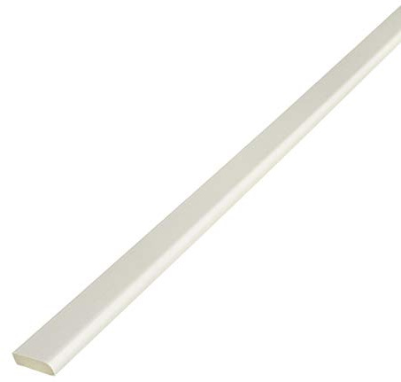 White, 20mm x 5m Cloaking Fillet uPVC Plastic Window Door Architrave Trim