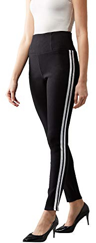 Dolce Crudo Treggings med hög midja, enfärgad, svart, för kvinnor, svart, S
