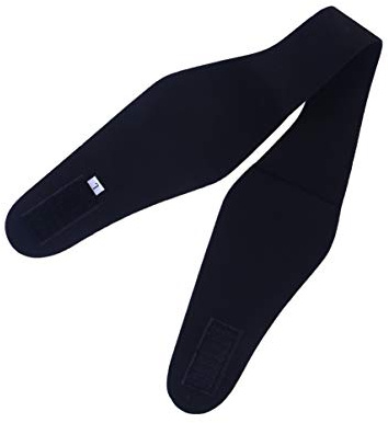 Homoyoyo Swimming Headband Waterproof Swimming Ear Band Adjustable Elastic Swim Headband Keeping Water Out Ear Protection for Kids Adults Surfing Bathing Kayaking (Black L)