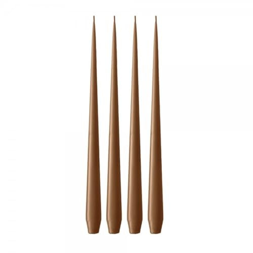 ester & erik Taper Candles, Box, 32cm, 4 Stück, 23 raw Toffee