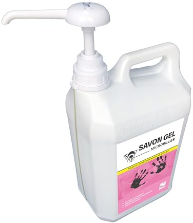Méduze - Savon gel microbilles pour le lavage des mains en atelier 5kg - Abrasifs 100% naturels