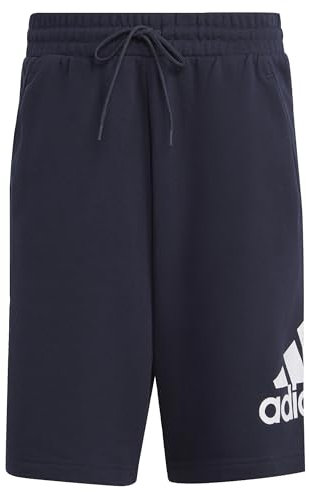 adidas Herren Essentials Big Logo French Terry Shorts, Legend Ink, L