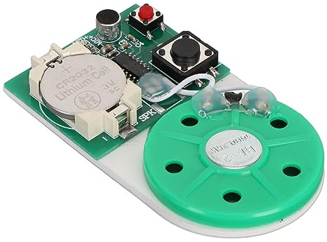 25s Beschreibbares Sound-Chip-Modul, DIY-Grußkarten-Chip, Musik-Sound, Sprachaufzeichnungsmodul-Chip, Beschreibbarer Sound-Chip für Geschenkboxen, Einladungen, Handgefertigte