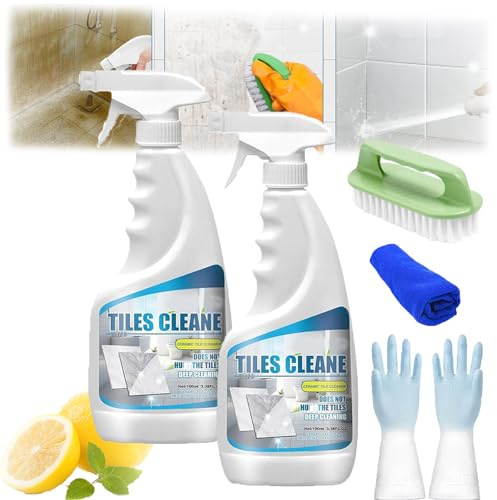 Tile Grout Cleaner Sprayer, Jue Fish Tile Cleaner, Ultimate Grout Cleaner, Ceramic Tile Cleaner, Bathroom Tile Grout Cleaner, Powerful Tile Cleaner, Grout Cleaner For Tile Floors (200ML)