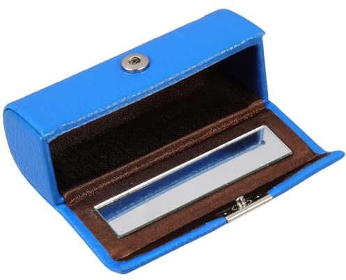 Angoily Lipstick Case Lip Balm Case Mirror Brackets Makeup Travel Lipstick for Women Makeup Organiser