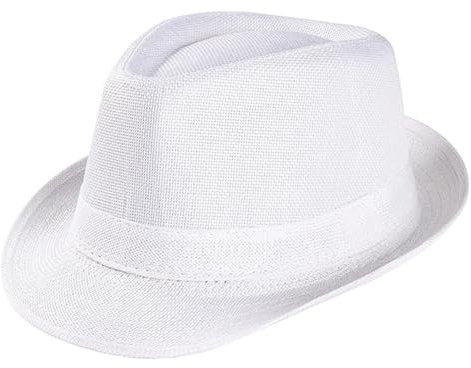 FULUJIDI Fedora Trilby Filzhut Hut Mode Strand Strohhut Jazz Outdoor Hut Panama Mütze Frauen Männer Lady Sun Caps Atmungsaktive Leinen Freizeit Hüte Ht10676Wt
