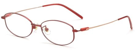 EYEphy Damen Reintitan Mode Anti-Blaulicht HD Lesebrille, 1,56 Asphärische Harzlinse Brille/Anti-Strahlung,02,+2.5