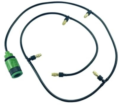 Xjpocdbjhe Accesorios para Barcos Kit de riego automático for jardín de 5 a 30 m, aspersor atomizador, Sistema de riego Ajustable, nebulización y refrigeración. Accesorios de riego(30M)
