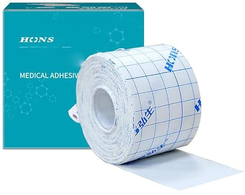 Grillix Medizinisches Klebeband, Breathable Medical Tape, Mikroporöses Design, Weich im Griff, Hautfreundlich und Atmungsaktiv, Dehnbarkeit 10cm x 10 m, Geeignet für Verschiedene Körperteile wie Obers