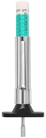 Misuratore di profondità per pneumatici, per auto, codificato a colori, per tester per pneumatici, strumento metrico per spessori e spessori