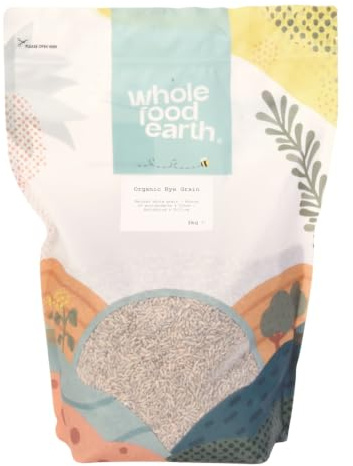 Organic Rye Grain – 3kg - High Fibre - Certified Organic