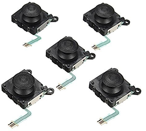 5 x izquierda derecha analógico 3D Joystick Control Pad Stick botón para PS Vita Slim PCH-2000 PSV 2000 Reemplazo