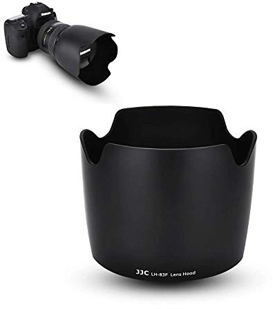Camera Lens Hood Shade for Canon EF 24-70mm f/2.8L USM Lens Replaces Canon EW-83F Hood Compatible with 77mm Filter and Lens Cap Reversible Design
