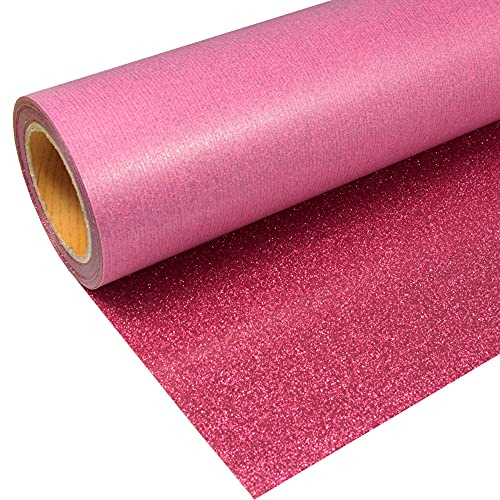Stahls® 26,78€/m² CAD-CUT® Glitter Flexfolie 927 Pink 50cm x 1m Bügelfolie Flex Folie