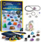 NATIONAL GEOGRAPHIC 2025 Gemstone Advent Calendar - Christmas Countdown Calendar for Kids with 24 Gems, Rock Collection, Mini Gem Dig Kit (English-Only Version)