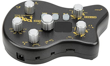 Pedal de efectos de guitarra, procesador de efectos múltiples de guitarra Reverb 100-240V Fácil ajuste para tocar diferentes parches Enchufe de la UE