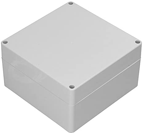 Lwuey Anschlussdose,160x160x90mm Wasserdichte IP65 Project Gehäuse Aufputz | Abzweigkasten Verteilerdose DIY Verteilerkasten Abzweigdose ABS Kunststoff Anschlusskästen Elektrische Verdrahtung Grau